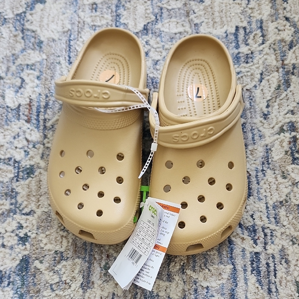 CROCS Women Clog Shoes - Beige